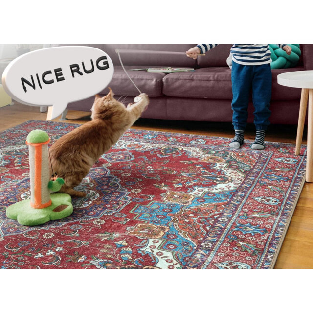 3-8 Abstract Area Rug