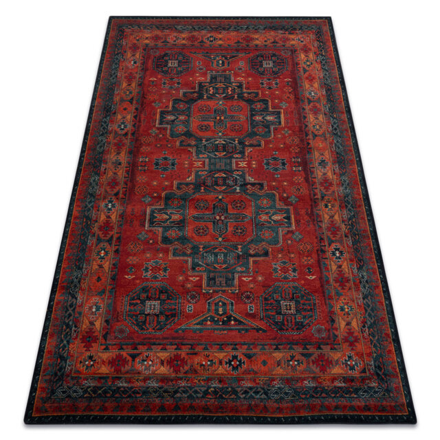 Arnott Oriental Machine Woven Red Area Rug