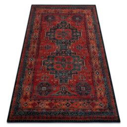 Arnott Oriental Machine Woven Red Area Rug