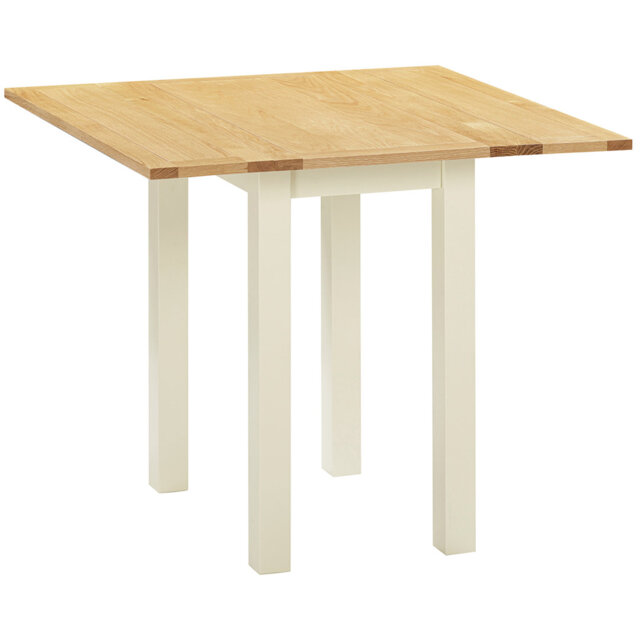 Painted Square Drop Leaflet Dining Table