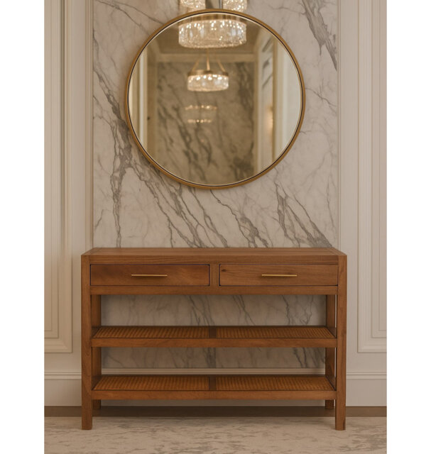 120cm Solid Wood Console Table
