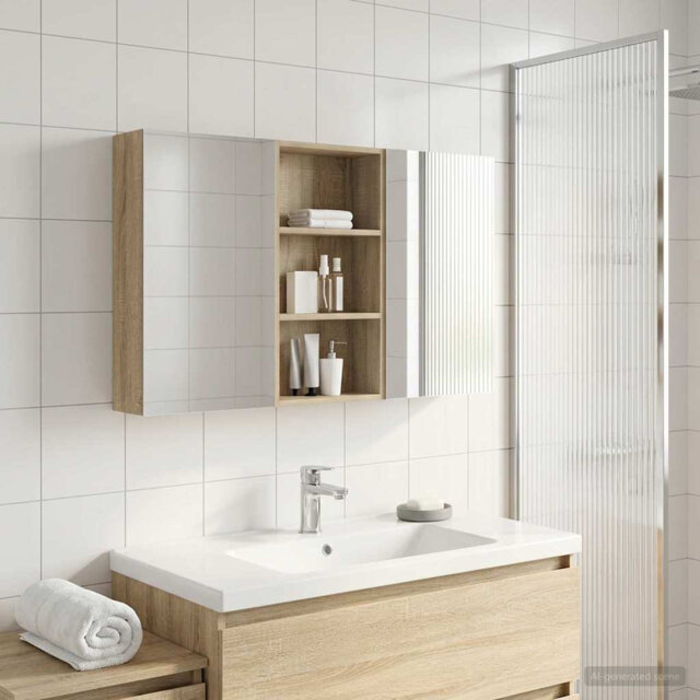 W H Wall Mounted Required Medicine Cabinet Mirror 6