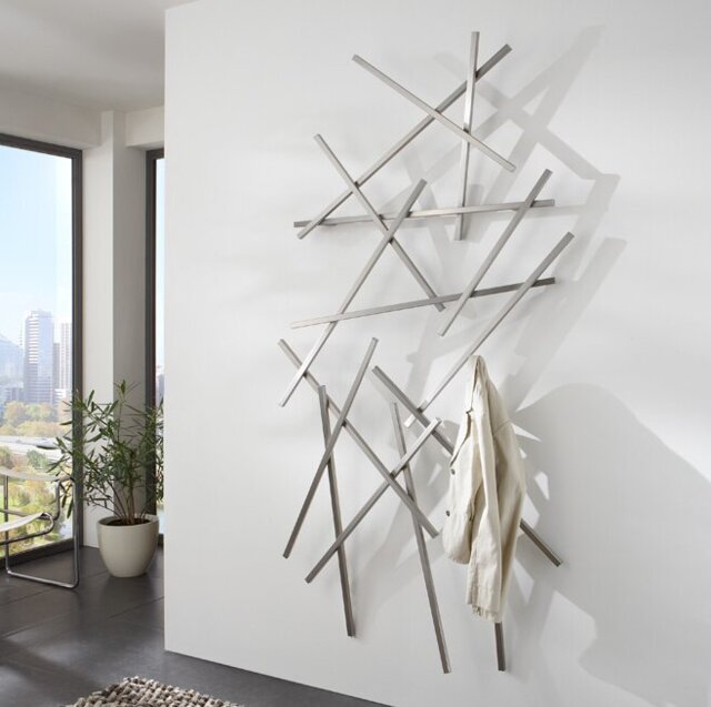 Metal Wall Wall Mounted Coat Rack