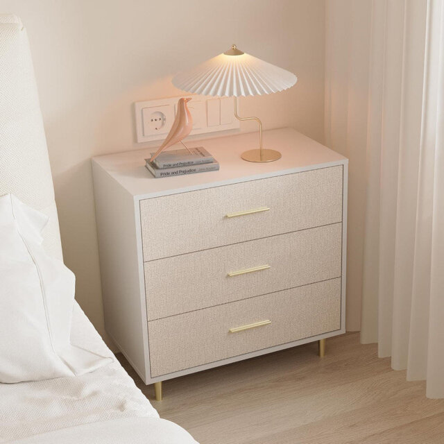 Solid Wood 70cm W 3 - Drawer Chest of Drawers