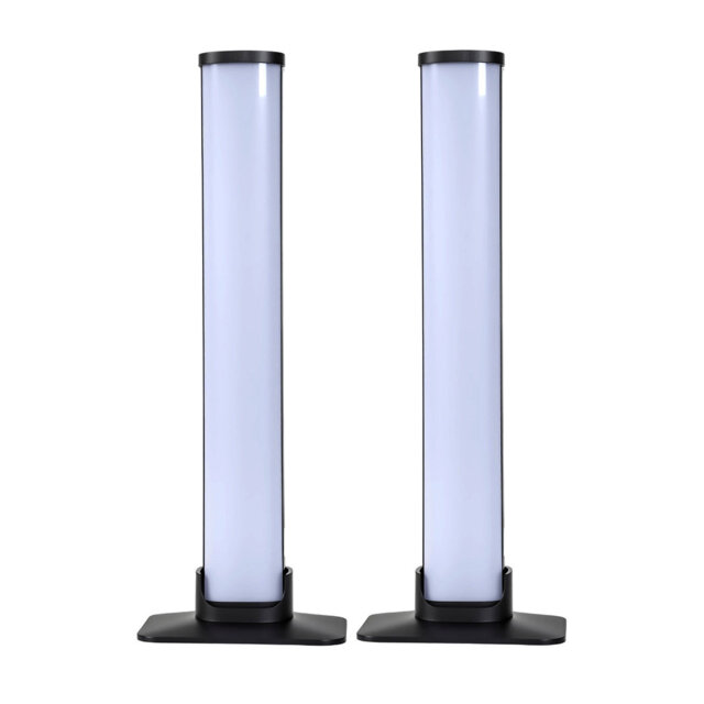 32cm Polished LED Column Floor Lamp