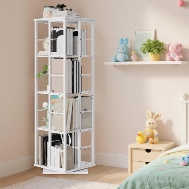 137.5cm H x 39.9cm W Metal Standard Bookcase