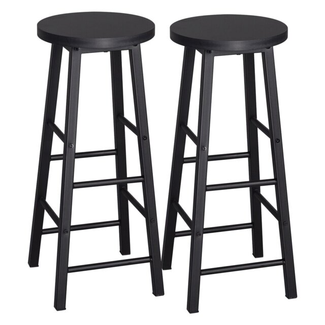 Haydenville Upholstered Counter Stool with Metal Frame