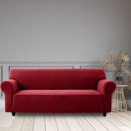 Stretch Sofa Slipcover – Elastic Fitted Spandex Couch Protector - Machine Washable, Anti-Slip, Pet & Kid Friendly - 1-4 Seater Sofa Covers