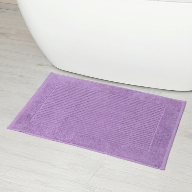 Linens Limited Non Slip Bath Mat, Bathroom Accessory for Spa Experience, Soft and Luxurious, Turkish Cotton, Super Absorbent Long Rug, Machine Washabl