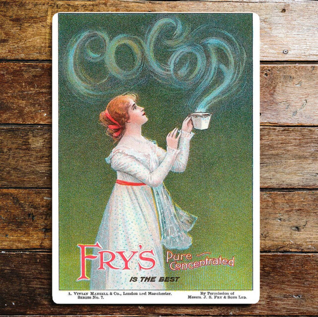 Frys Cocoa Pure Concentrated Is the Best Wall Décor