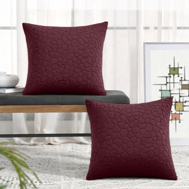 Pebble Velvet Cushion Cover Set Of 2