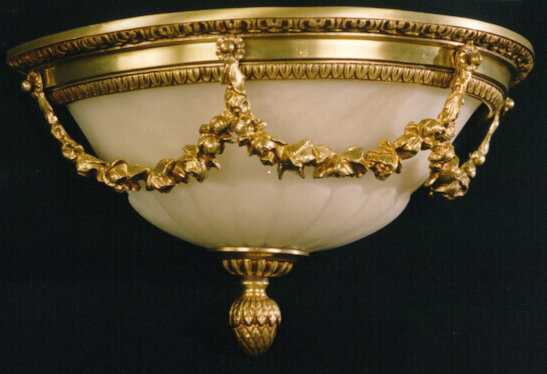 Criss Glass Flush Mount