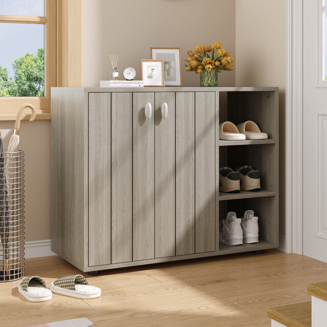 Fashion Wood-Effect Shoe Cabinet?????