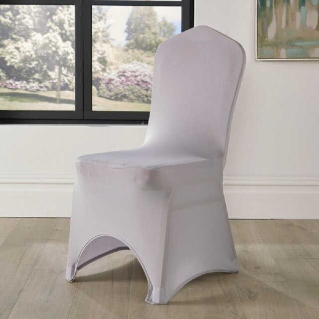 Spandex Arched Front Chair Cover Wedding Banquet Party