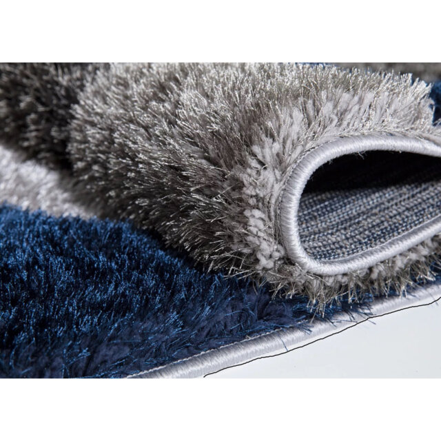 3D Shaggy Rugs Modern Geometric Design Large Area Rugs For Living Room Bedroom Thick Fluffy Floor Mats Small Door Mat_BLUGRY*