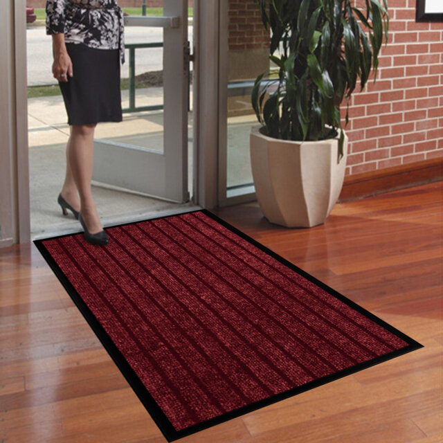 Jiyeon Heavy Duty Rubber Barrier Mat Non Slip Indoor/ Outdoor Door Mats Hallway Runner Rug Kitchen Rugs