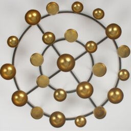 Metal Tabletop Candelabra