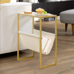 Menezes Glass Top End Table