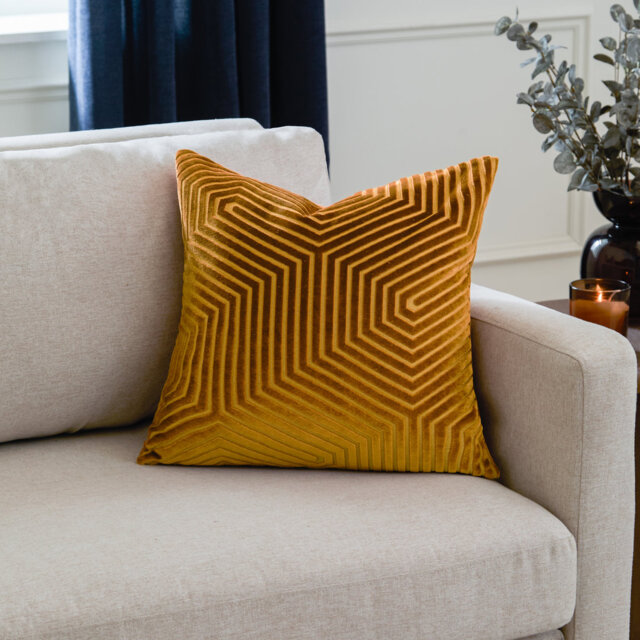 Geometric Square Cushion Cover