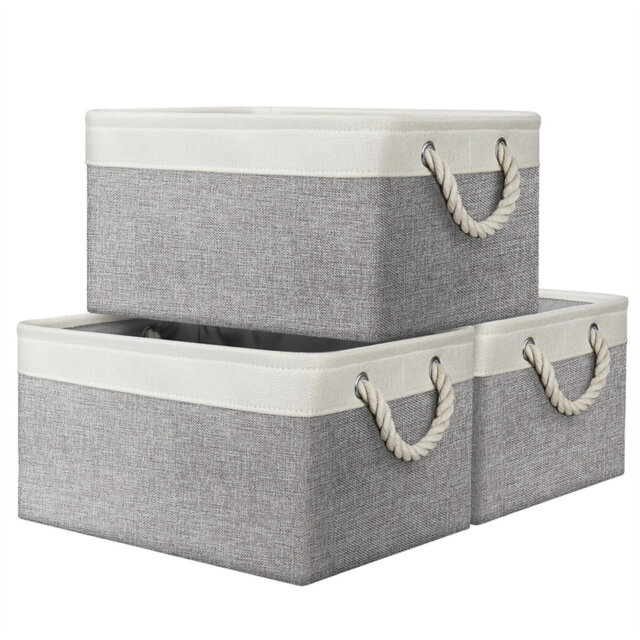 Breakwater Bay Fabric Decorative Bin