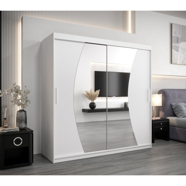 Samarinda 2 Door Manufactured Wood Wardrobe