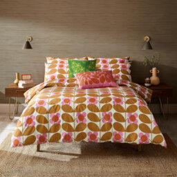 Orla Kiely Stem Bloom Saffron Duvet Cover Set