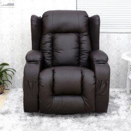 Deneishia Manual Swivel Rocking Recliner with Heat and Massage