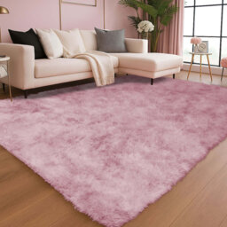 Adela Rectangle Shaggy Washable Area Rug