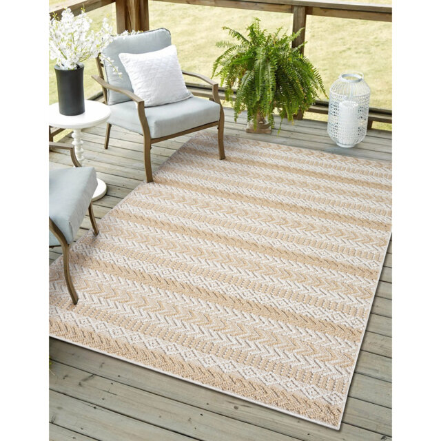 Alresford Beige Indoor/Outdoor Rug