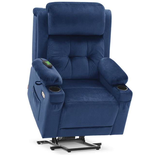Power - Remote Lift Assist Recliner with Massage