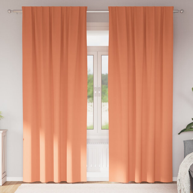 Curtains With Curtains 2 Pcs Polyester
