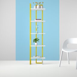Alica 180cm H x 45.2cm W Corner Bookcase