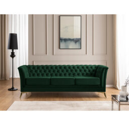 Whitby 3 Seater Velvet Sofa
