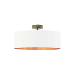 Sunburg Fabric Semi Flush Mount