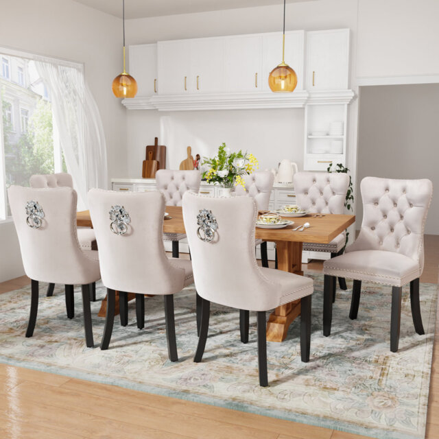 Modern Velvet Dining Chairs Dining Room Chairs Set of 8