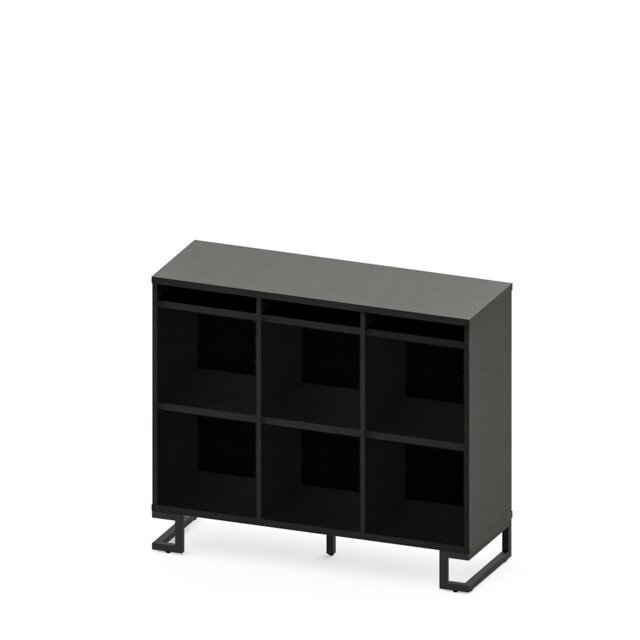 Debellis 101cm H x 119cm W Cube Bookcase