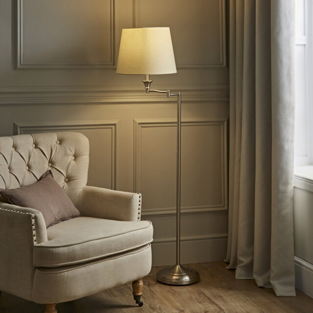 Letitia 148cm Swing Arm Floor Lamp