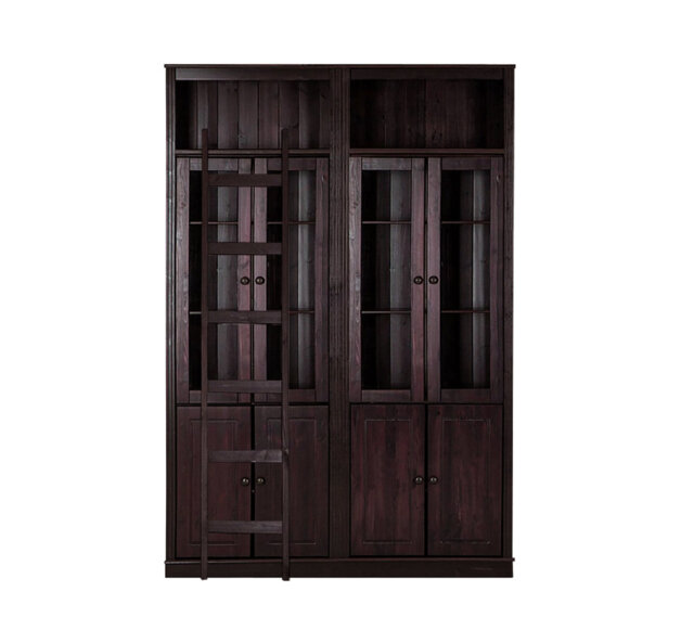 Demetricia 223cm H x 148cm W Bookcase
