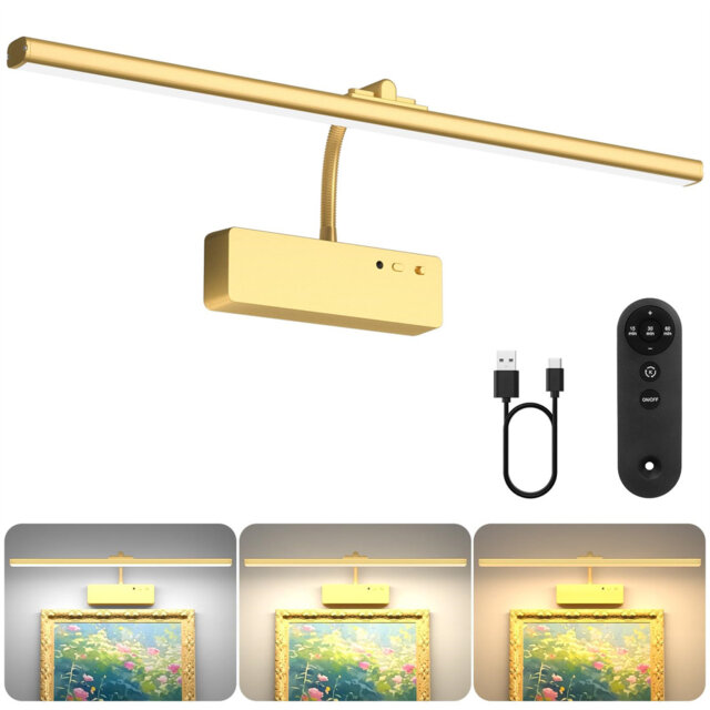 Battery Powered LED Wall Mount Picture Light