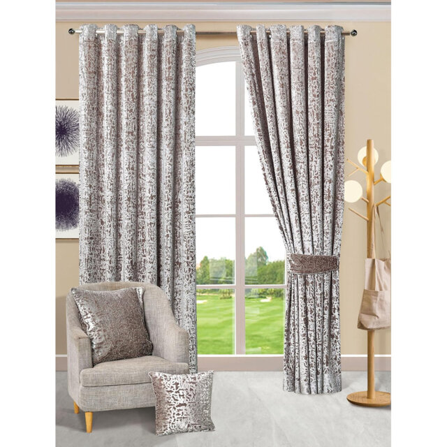Adelen Velvet Blackout Curtain Pair