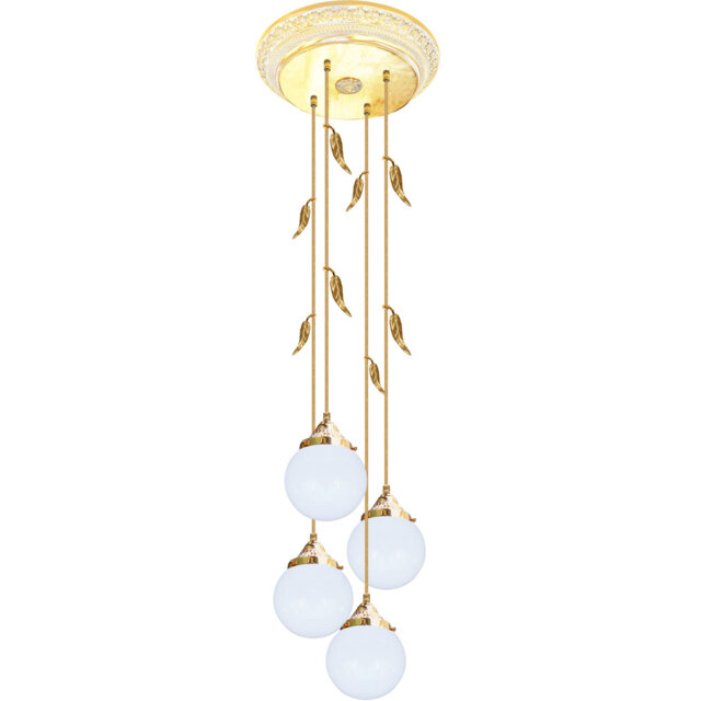 Esko 4 - Light Candle Style LED Chandelier