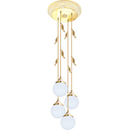 Esko 4 - Light Candle Style LED Chandelier