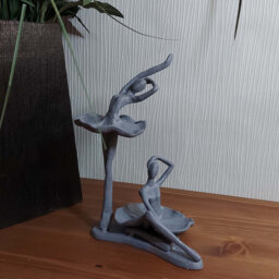 Christina BALLET PAIR Iron Figurine 21cm
