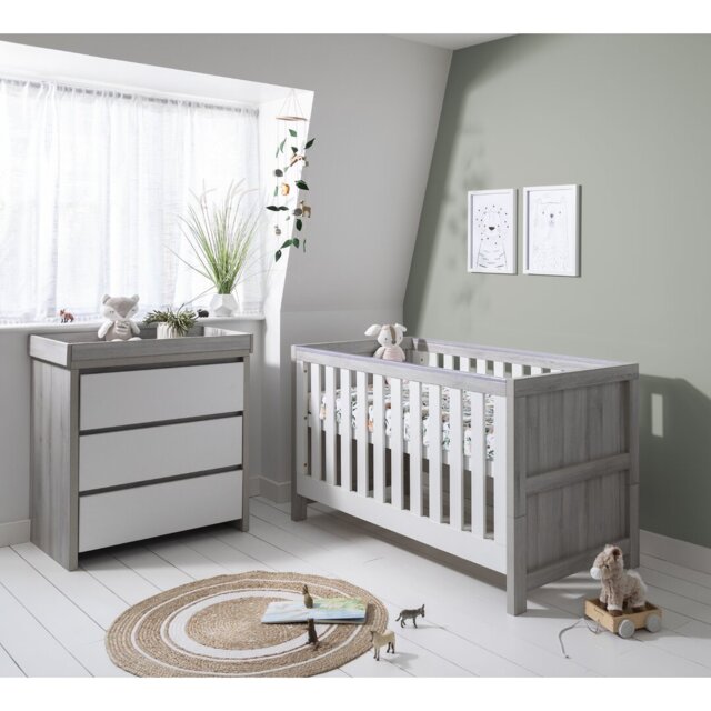 Tutti Bambini Modena 2-Piece Nursery Furniture Room Set