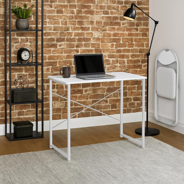 Harbour Housewares - Wooden Computer Desk