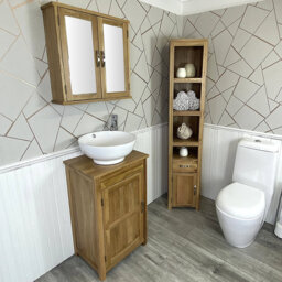 Martel 510mm Single Bathroom Vanity with Vessel Stone Basin