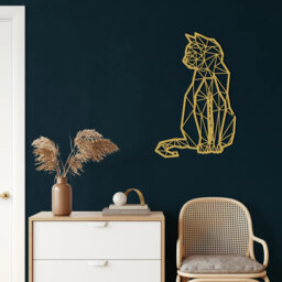 Metal Cat Wall Décor
