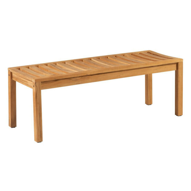 Solid Wood Teak Outdoor Bench