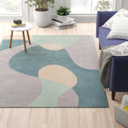 Wade Hand Tufted Wool Sky Rug