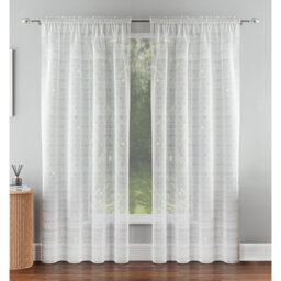 Lima Sheer Curtain Panel Pair